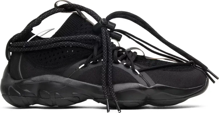 

Кроссовки pyer moss x dmx run fusion experiment 'triple black' Reebok, черный