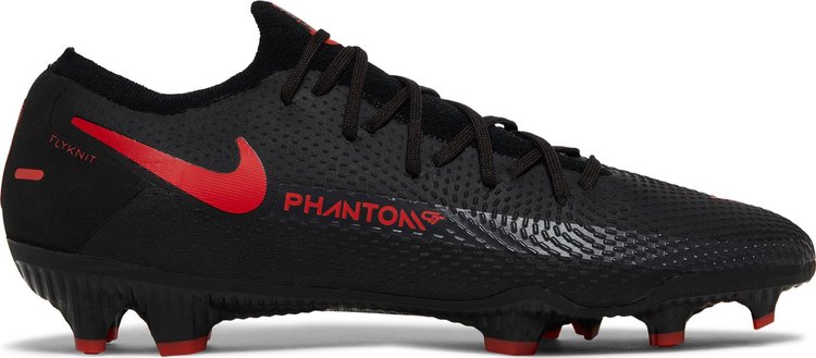 Бутсы Nike Phantom GT Pro FG 'Black Chile Red', черный - фото