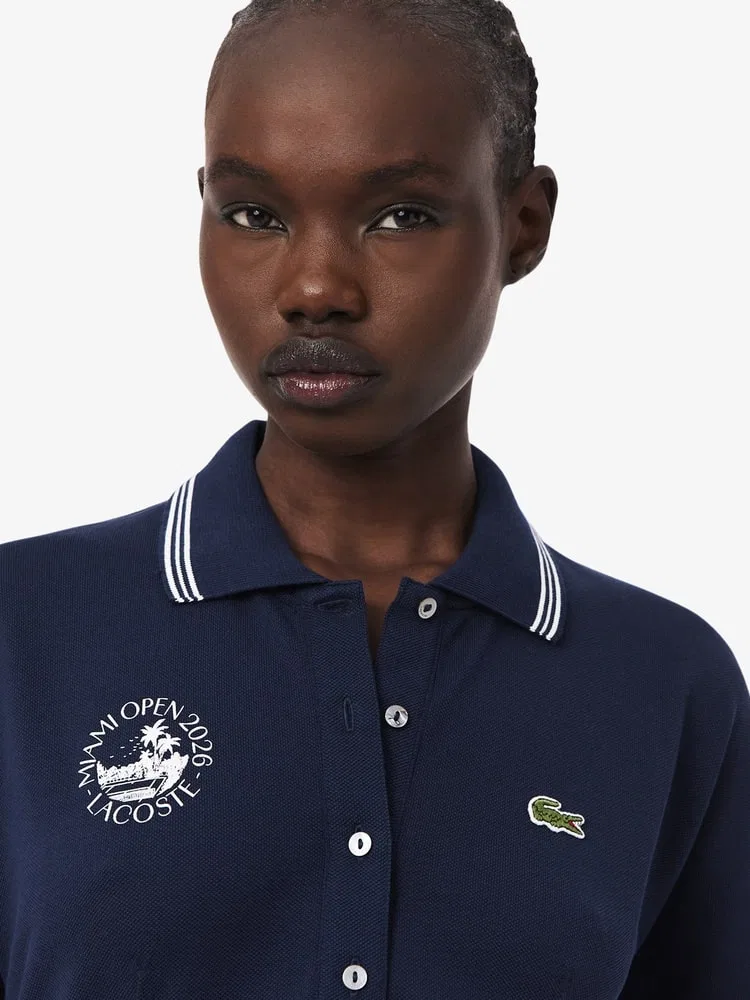 Платье поло LACOSTE Miami Open, Navy — фото 2