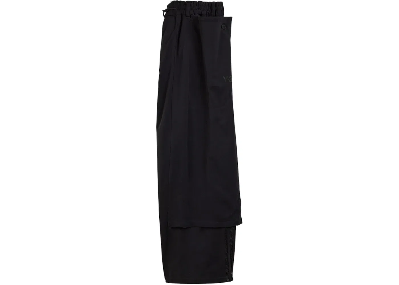 Мужские спортивные штаны с полосками Y-3 Mesh Stripes Track Pants Adidas, Black