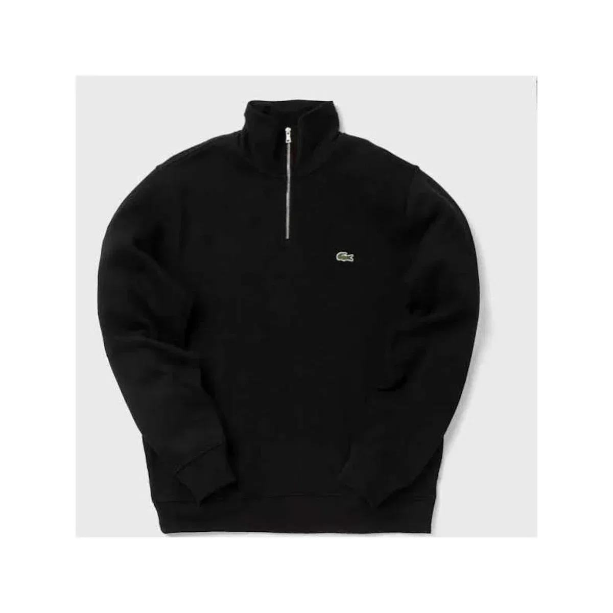 Свитшот однотонный Lacoste, белый — фото 3