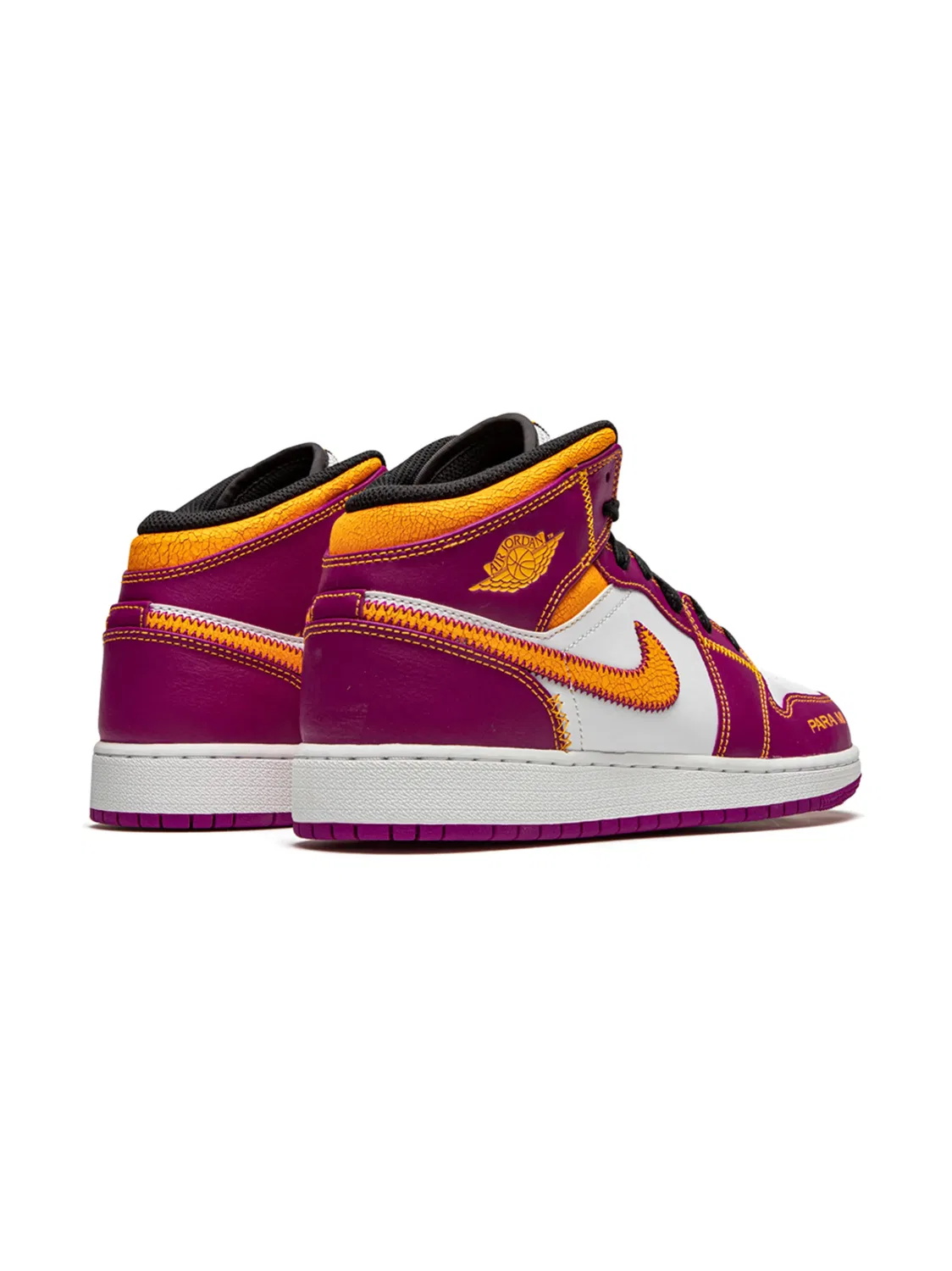 Кроссовки Air Jordan 1 Mid “День мертвых”, пурпурный — фото 2
