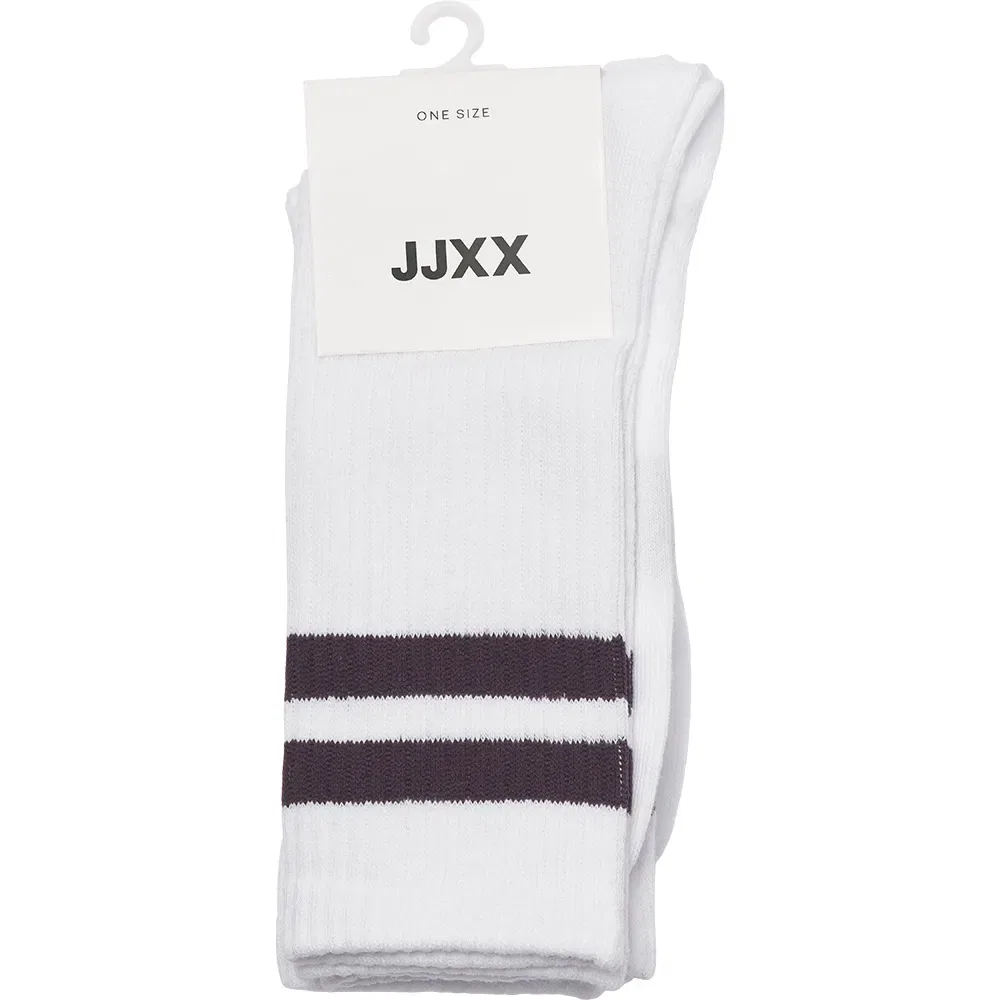 Детские носки для девочек с высоким голенищем Basic Tennis JJXX Jack & jones, White — фото 2