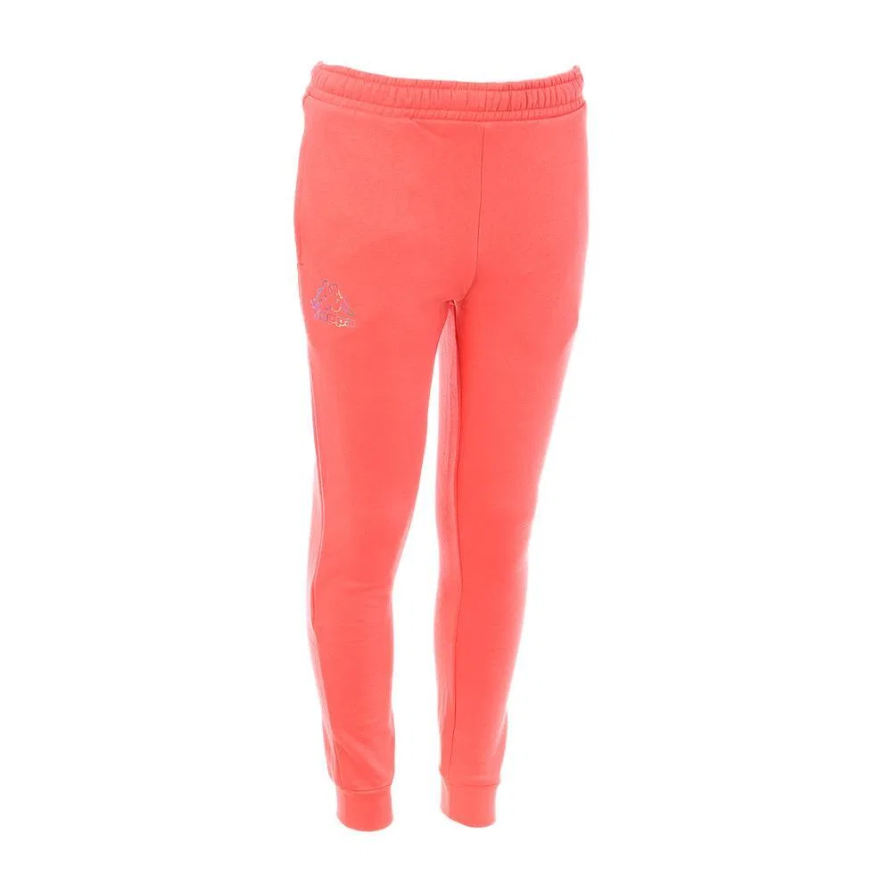 Детские спортивные штаны для девочек Kappa Kiama, Цвет Rosa Fluoreszierendes Korallenorange