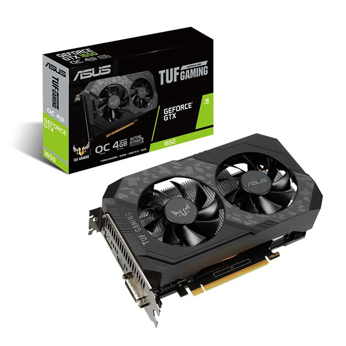 

Видеокарта Asus TUF Gaming GeForce GTX 1650 OC Edition, 4GB