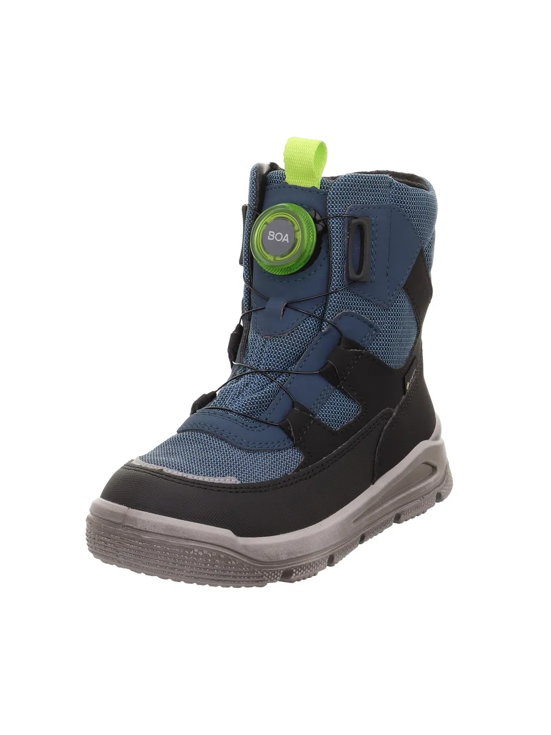 Детские ботинки для мальчиков с принтом Mars Warm Gefütterte Gore-tex Superfit, Blue Schwarz 8010