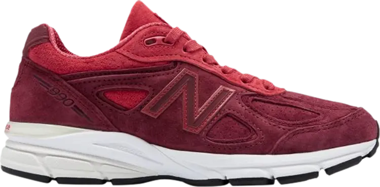 

Кроссовки New Balance Wmns 990v4 Made in USA 'Mercury Red', красный