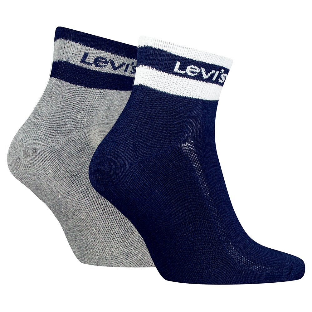 Носки Levi´s Sport 2 Units Quarter short 2 шт, разноцветный — фото 2