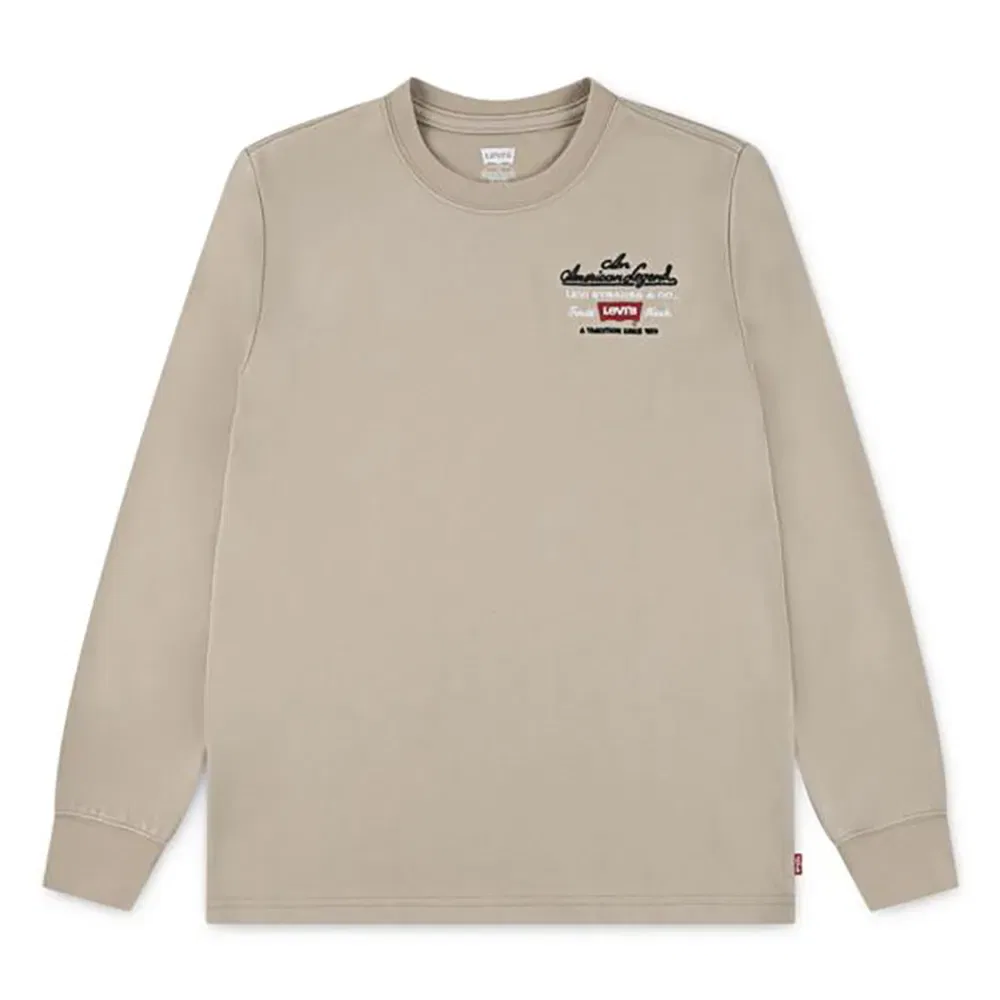 Футболка с длинным рукавом Legendary Levi's, бежевый