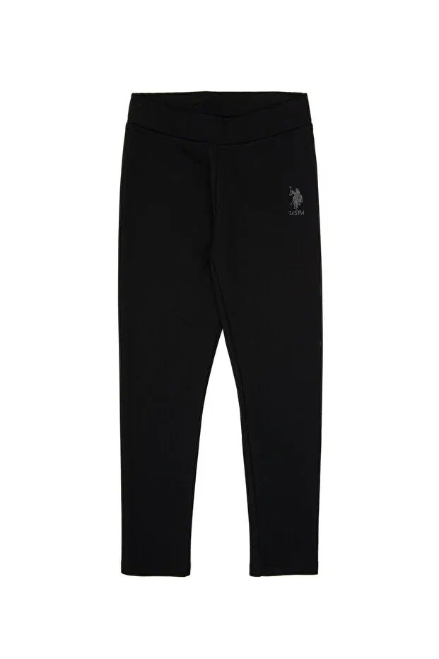 Детские леггинсы для девочек Узкие U.S. Polo Assn., Black — фото 4