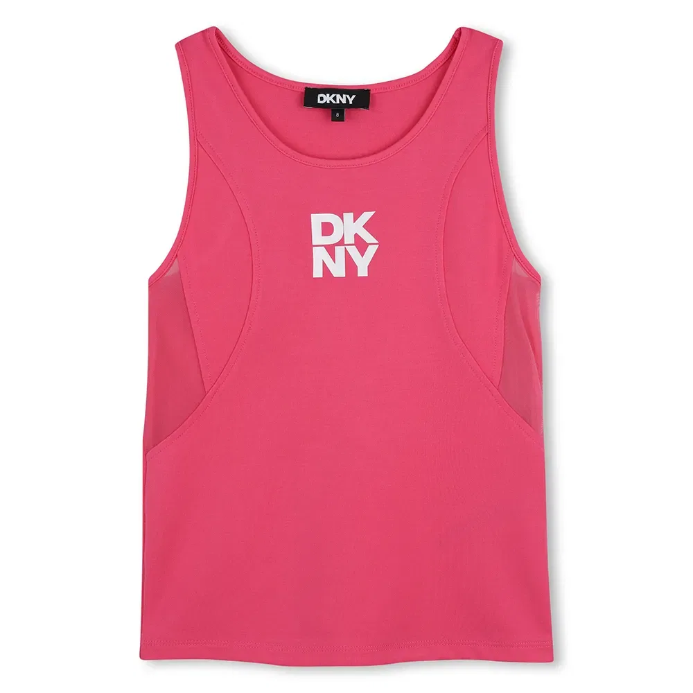 Футболка без рукавов D62616 DKNY, розовый