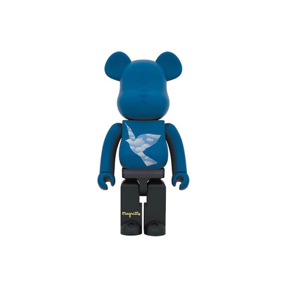 

Фигурка Bearbrick René Magritte (L'oiseau de ciel 1965/La belle societe 1965) 1000%, синий