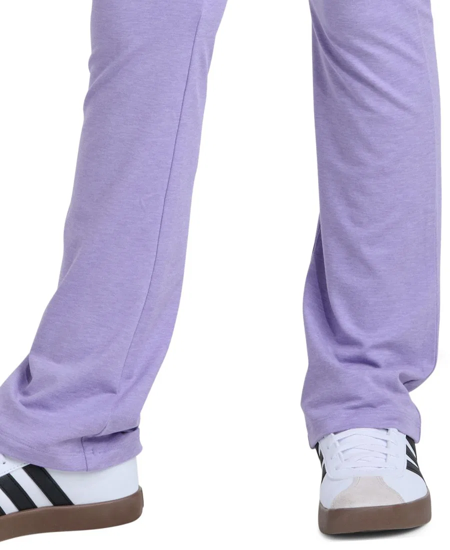 Спортивные брюки с флейром, с заниженной посадкой adidas, Lilac Melange — фото 4