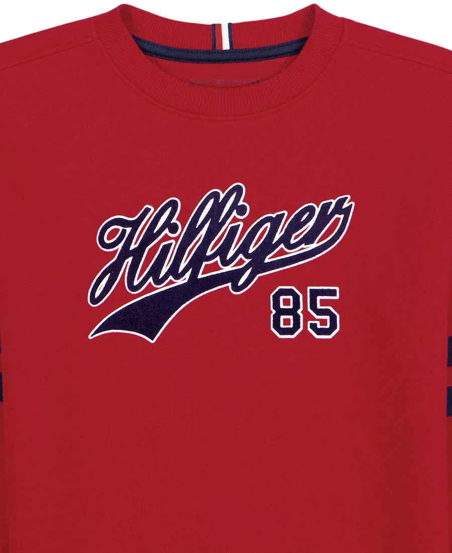 Комплект из свитшота и джоггеров с логотипом Tommy Hilfiger, Red Navy — фото 3