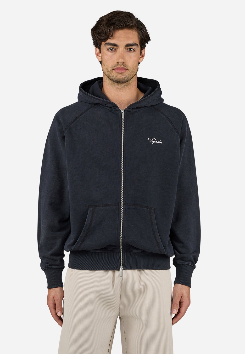 

Толстовка на молнии SIGNAR TERRY RAGLAN SWEAT JACKET Pegador, черный
