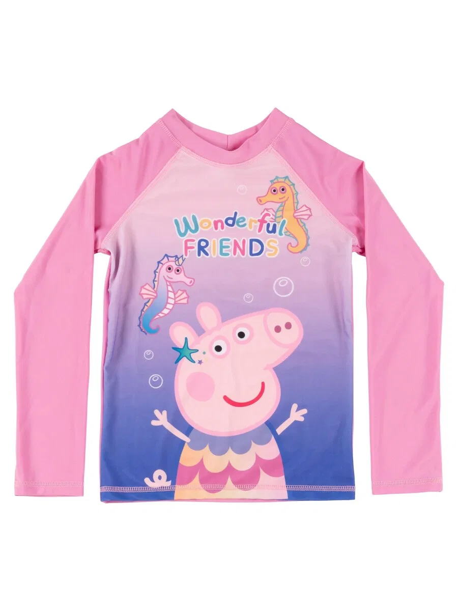 Спортивный купальник «Свинка Пеппа» розового цвета Peppa Pig — фото 3