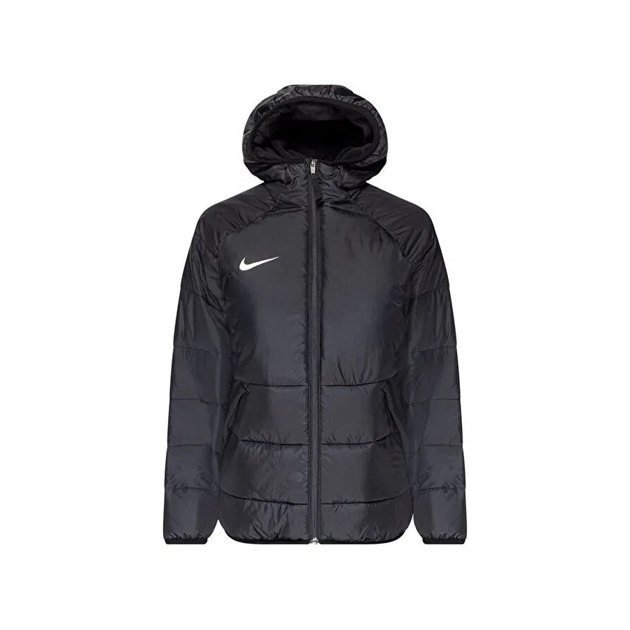 Женский ветрозащитный спортивный плащ с капюшоном Nike Therma-Fit Academy Pro, Черный
