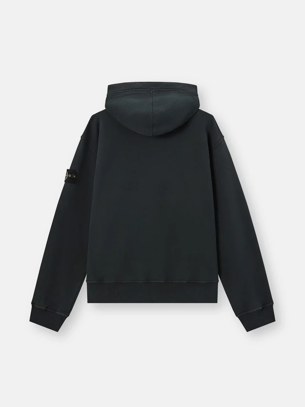 Мужское худи Stone Island Oversized-fit With Pouch Pocket, темно-зеленый — фото 3