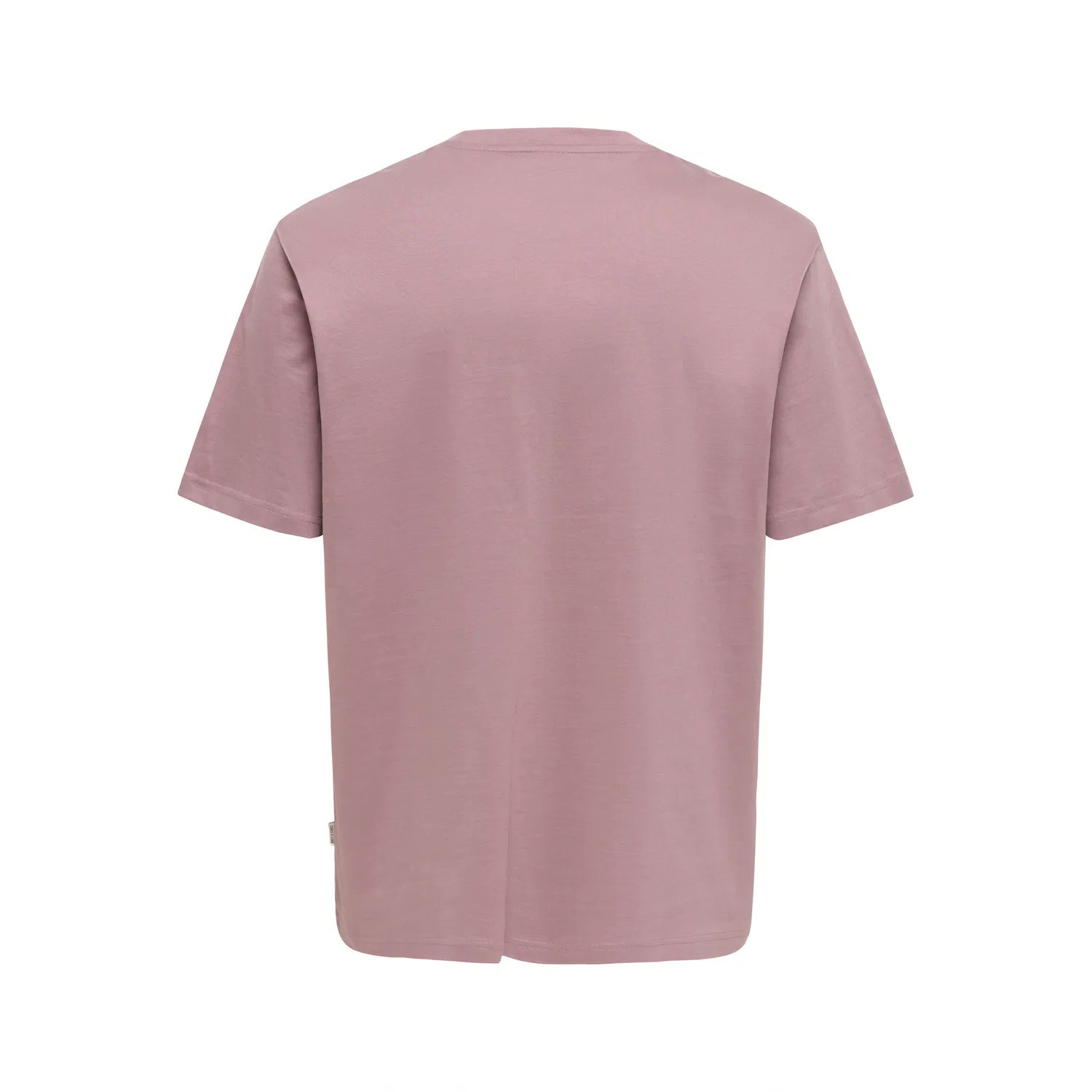Детская хлопковая футболка с круглым вырезом ONLY & SONS, Twilight Mauve — фото 3