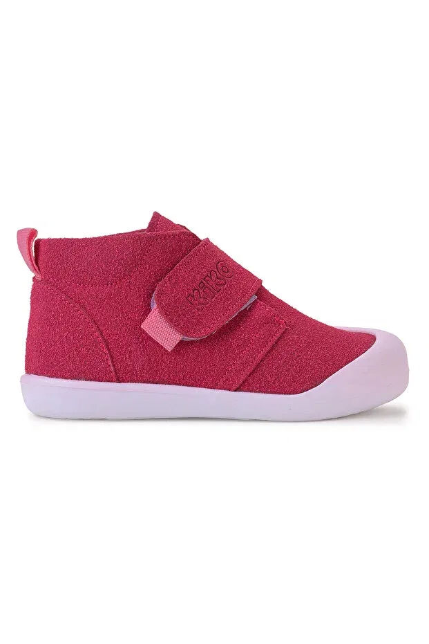 Детские ботинки для девочек с липучкой Winnie first step Kiko Kids, Fuchsia — фото 4