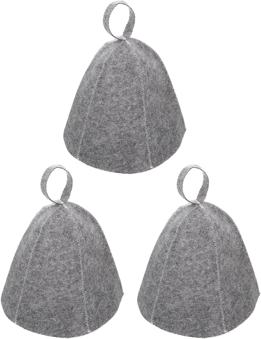 Шапочка для душа, Felt, FRCOLOR, 3 шт, Grey — фото 2