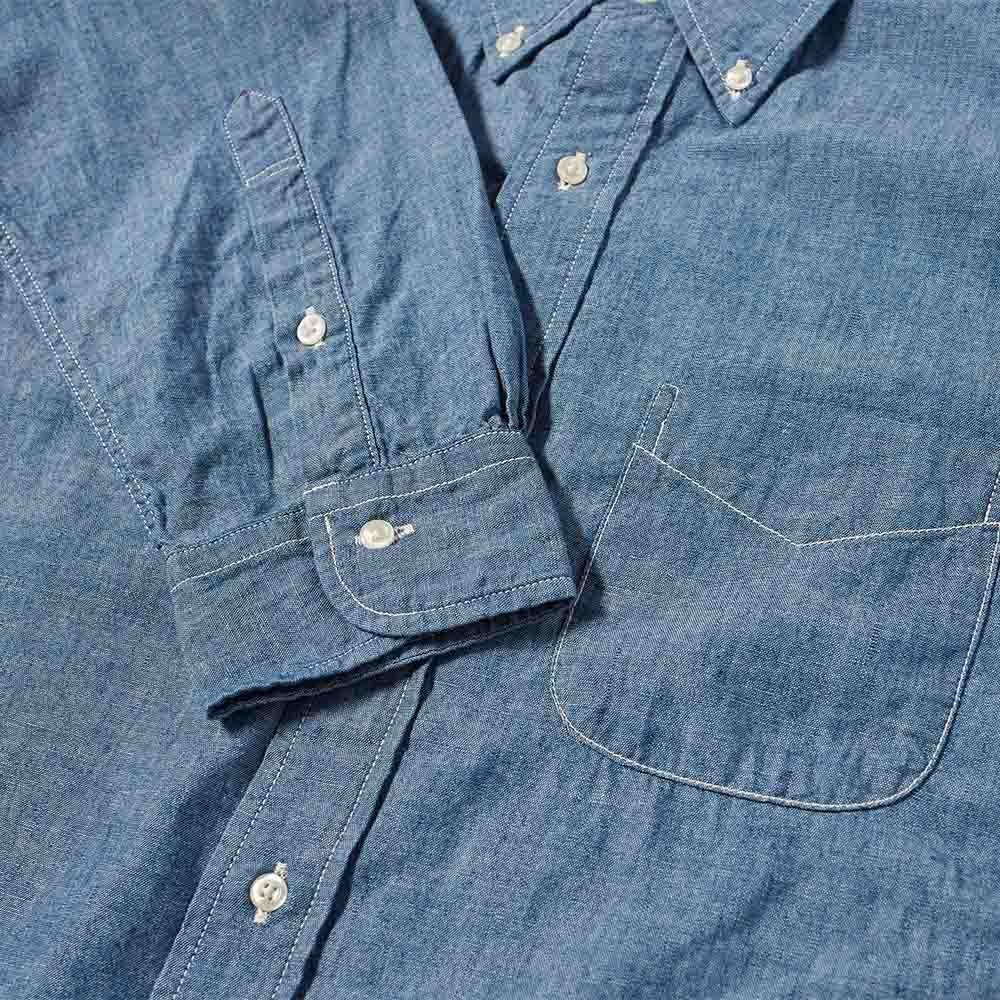 

Рубашка orSlow Button Down Chambray Shirt