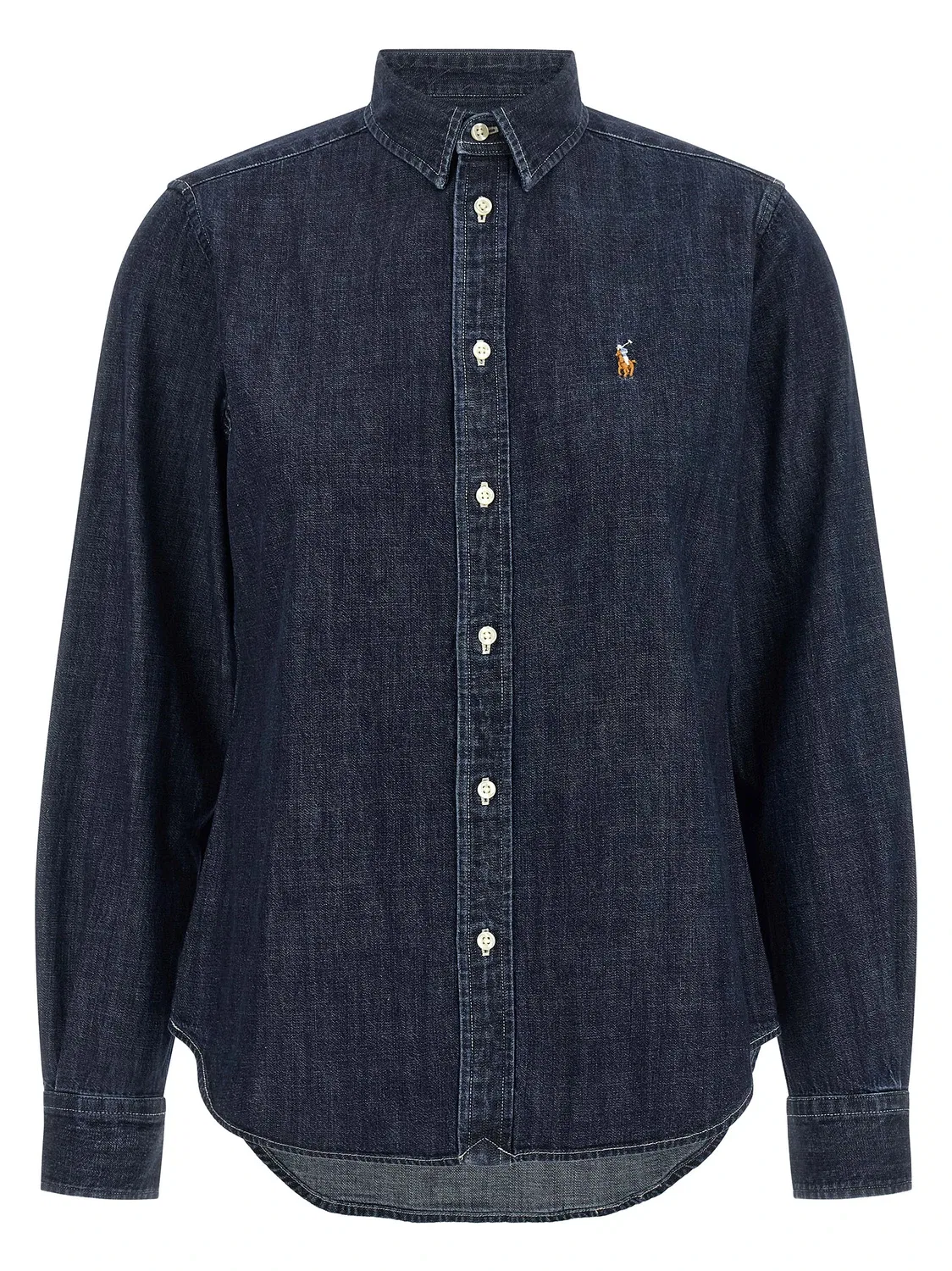 Джинсовая рубашка POLO RALPH LAUREN, синий