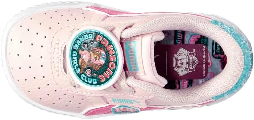 Детские кроссовки для девочек с принтом Cali Team PUMA, Pink — фото 4