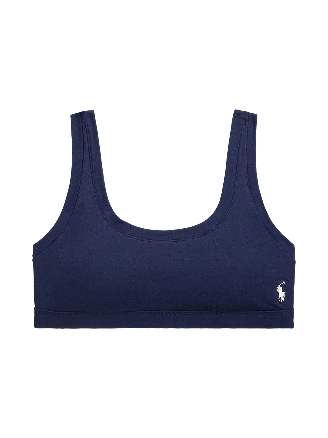Темно-синий бюстгальтер-бралетт Polo Ralph Lauren Club Cotton