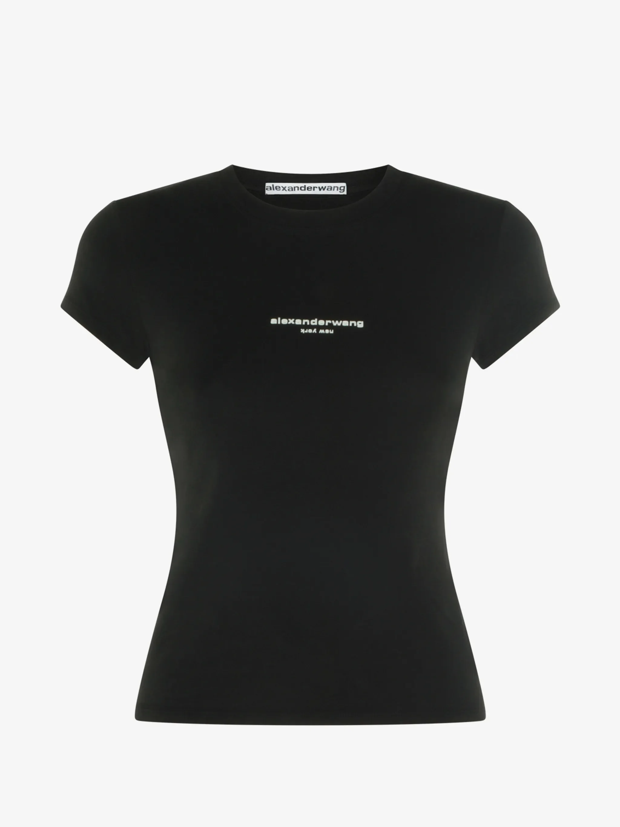 Футболка Alexander Wang с логотипом, черный