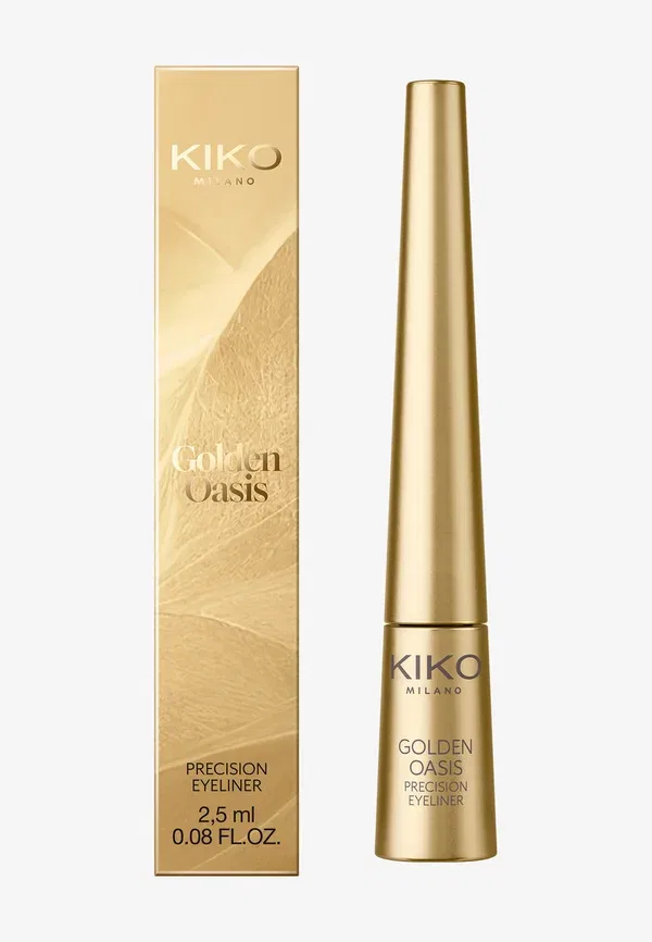 Подводка для глаз Golden Oasis Precision Eyeliner - подводка для глаз 2.5 мл Kiko Milano, цвет jet black — фото 2