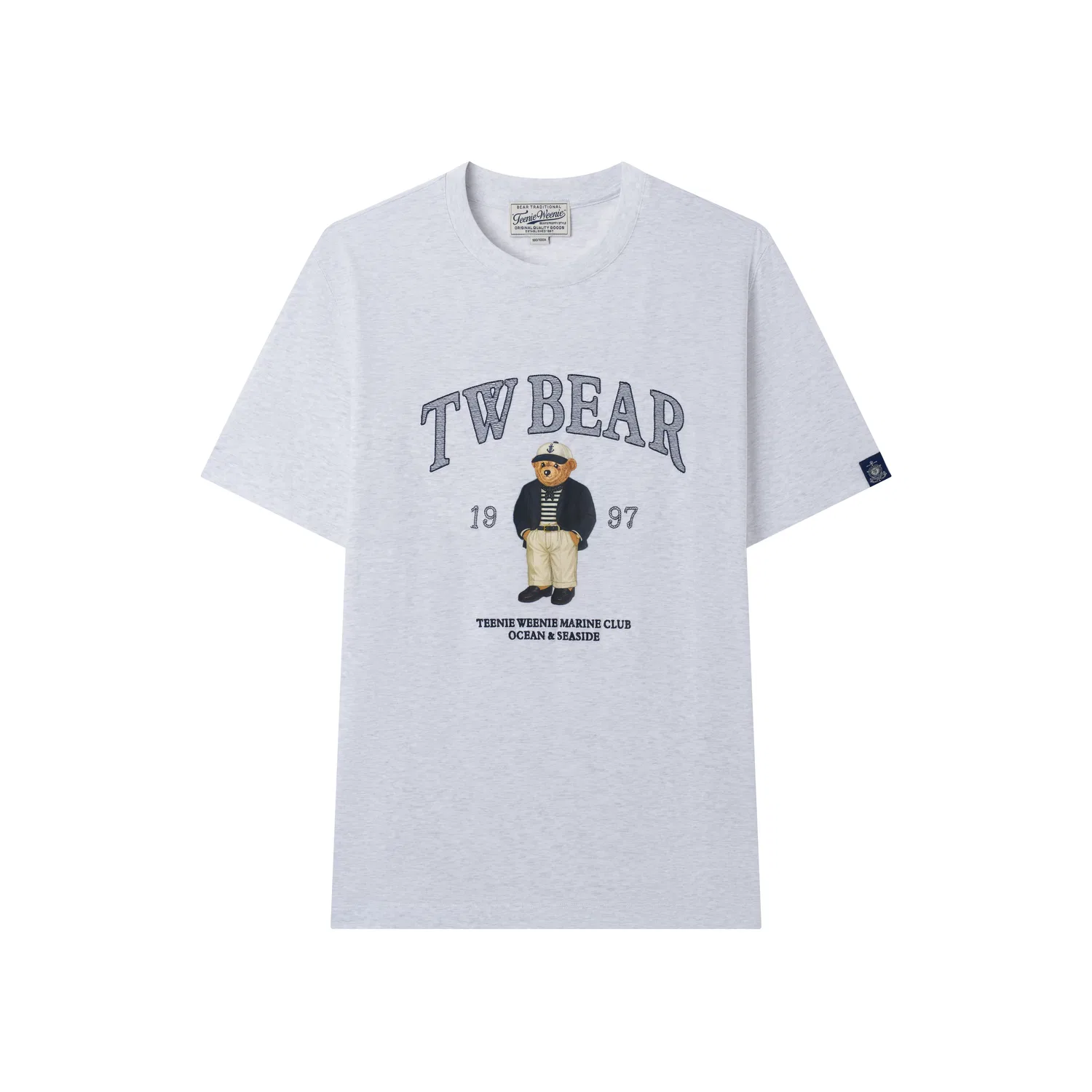 Детская футболка с принтом Evergreen Preppy Style Teenie Weenie Men, Medium Gray