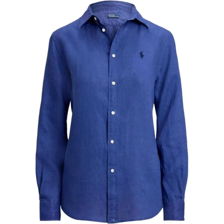 Женская рубашка с длинным рукавом Polo Ralph Lauren, Blue