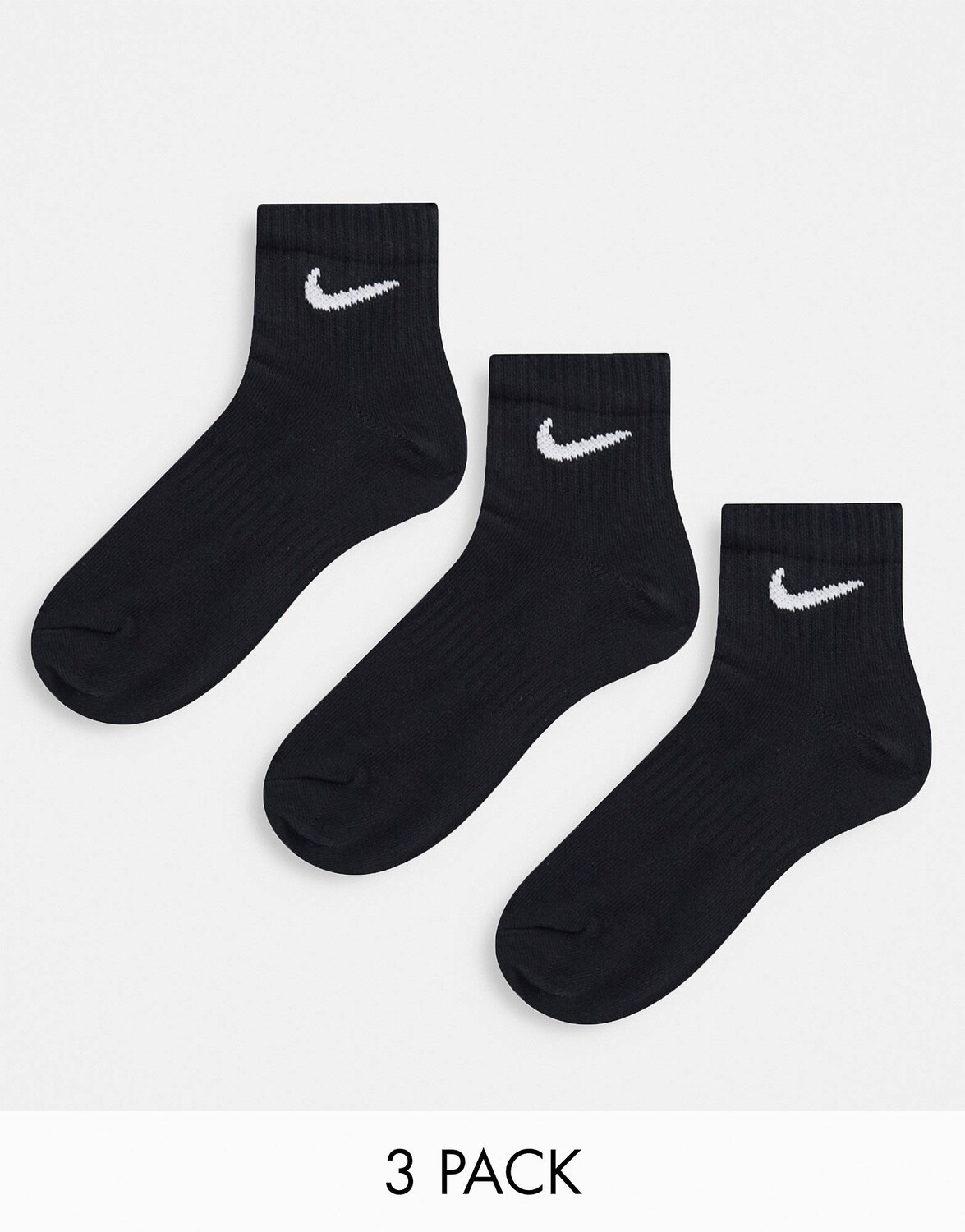 

Комплект из трех пар черных носков унисекс Nike Training