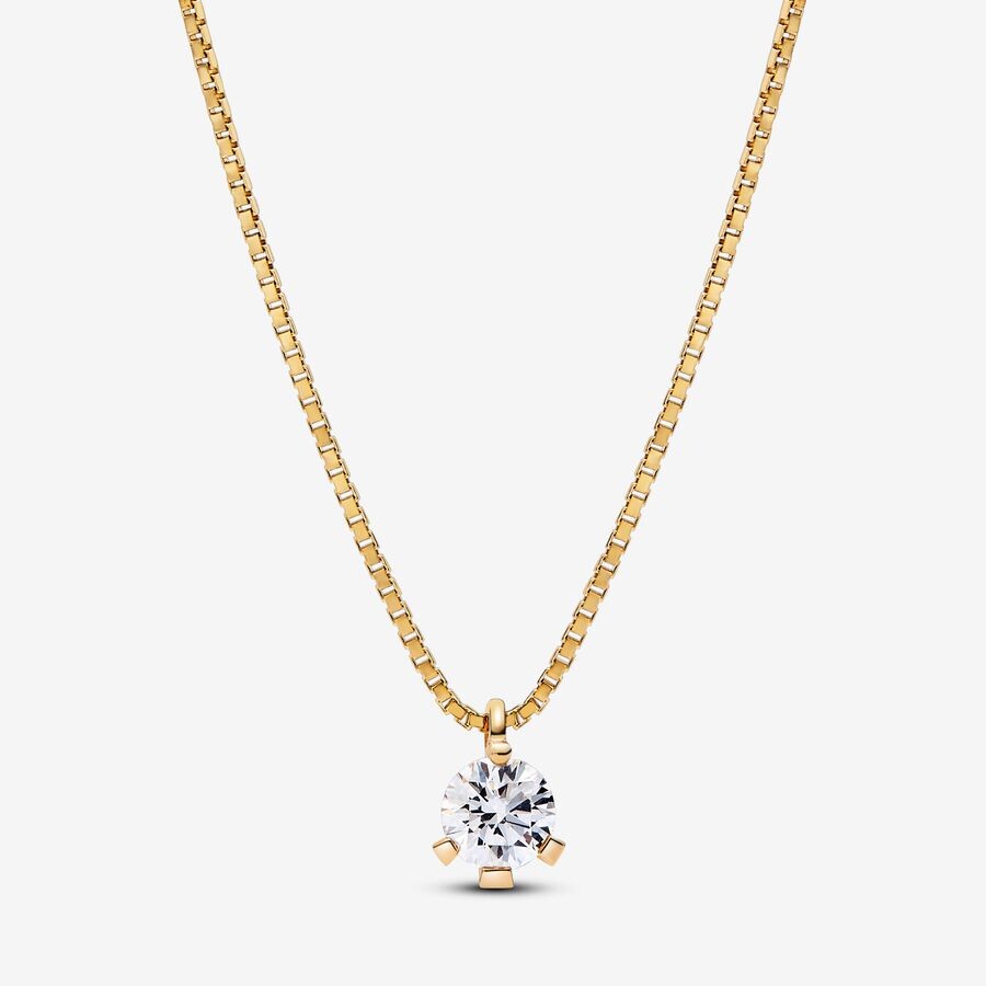 

Колье Pandora Nova Lab-grown Diamonds 0.50 carat, золото/бриллиант