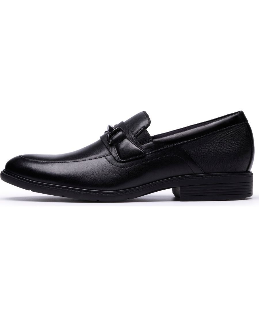 Мужские лоферы Steadwell Bit без шнурков Clarks, Black leather — фото 2