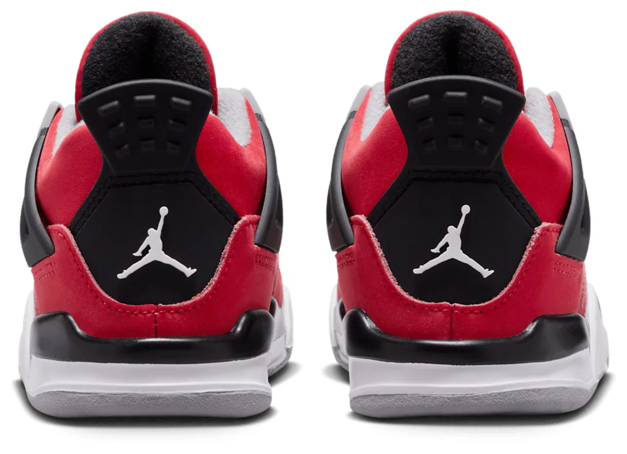 Кроссовки для мальчиков Retro 4 Jordan, цвет Red/Grey/White — фото 3