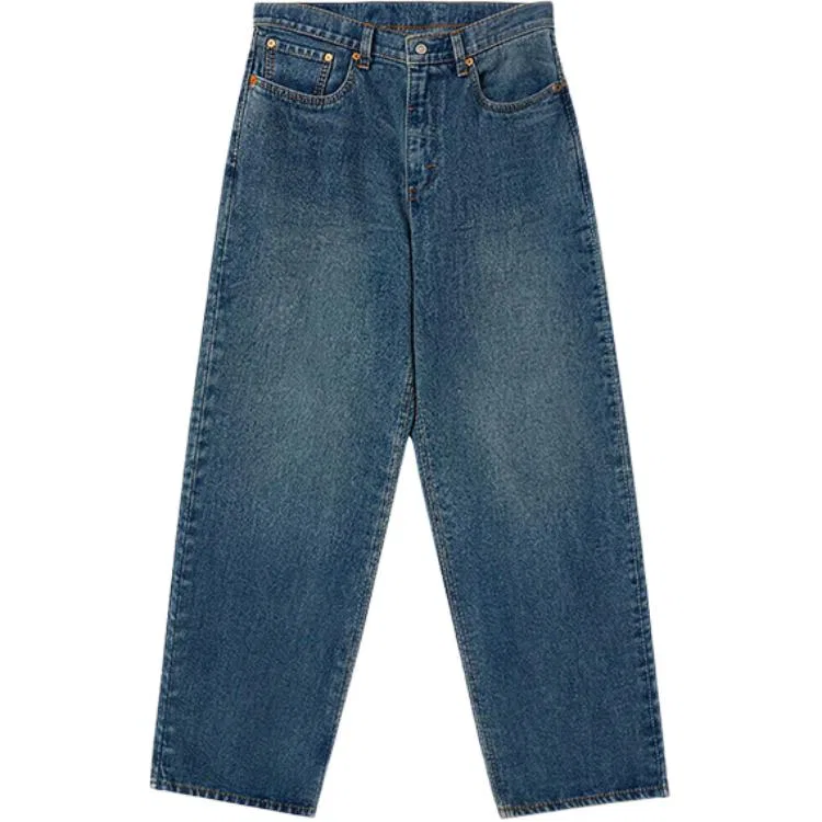 Детские джинсы с широкими штанинами Levis, Blue — фото 4