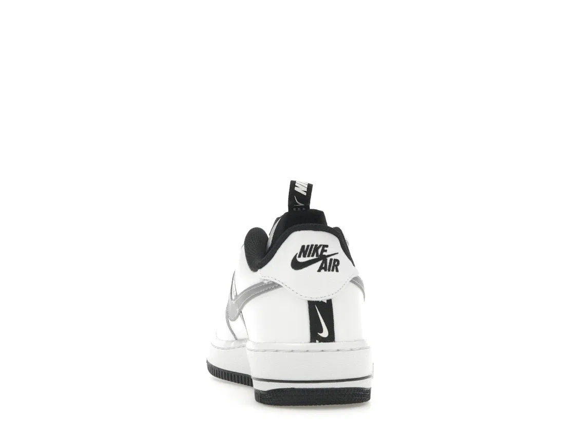 Детские кроссовки Lifestyle Nike Air Force 1 Low LV8 KSA, White/Black/Reflect Silver — фото 4