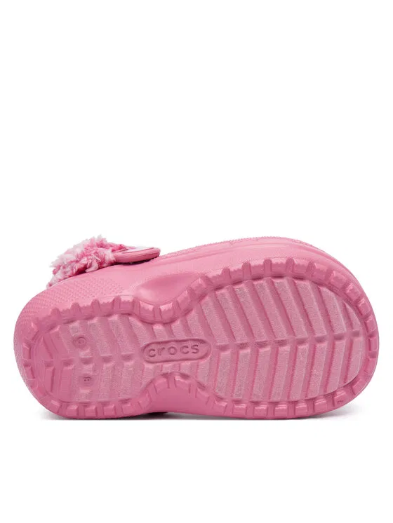 Шлепанцы Classic Fleece Lined Clog T Crocs, розовый — фото 4