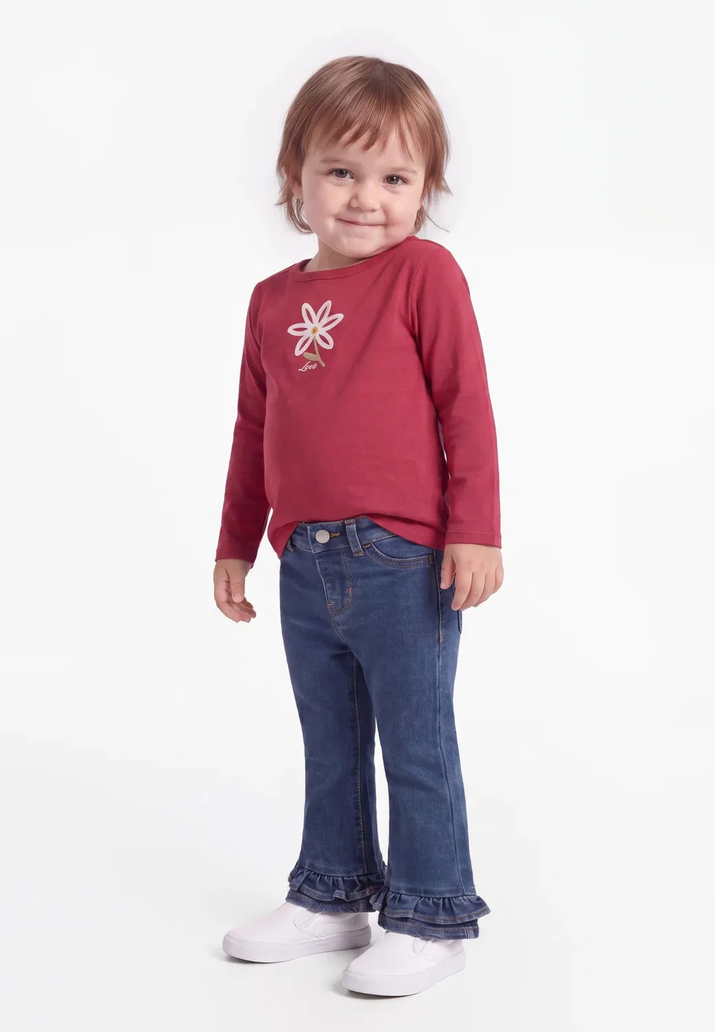 Комплект - джинсы-клеш Levi'S, Deep Claret