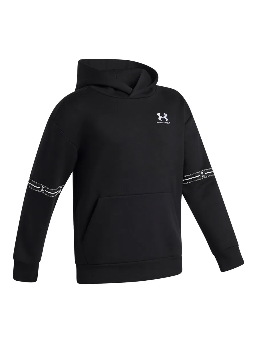 Спортивная толстовка UNDER ARMOUR черного цвета — фото 4