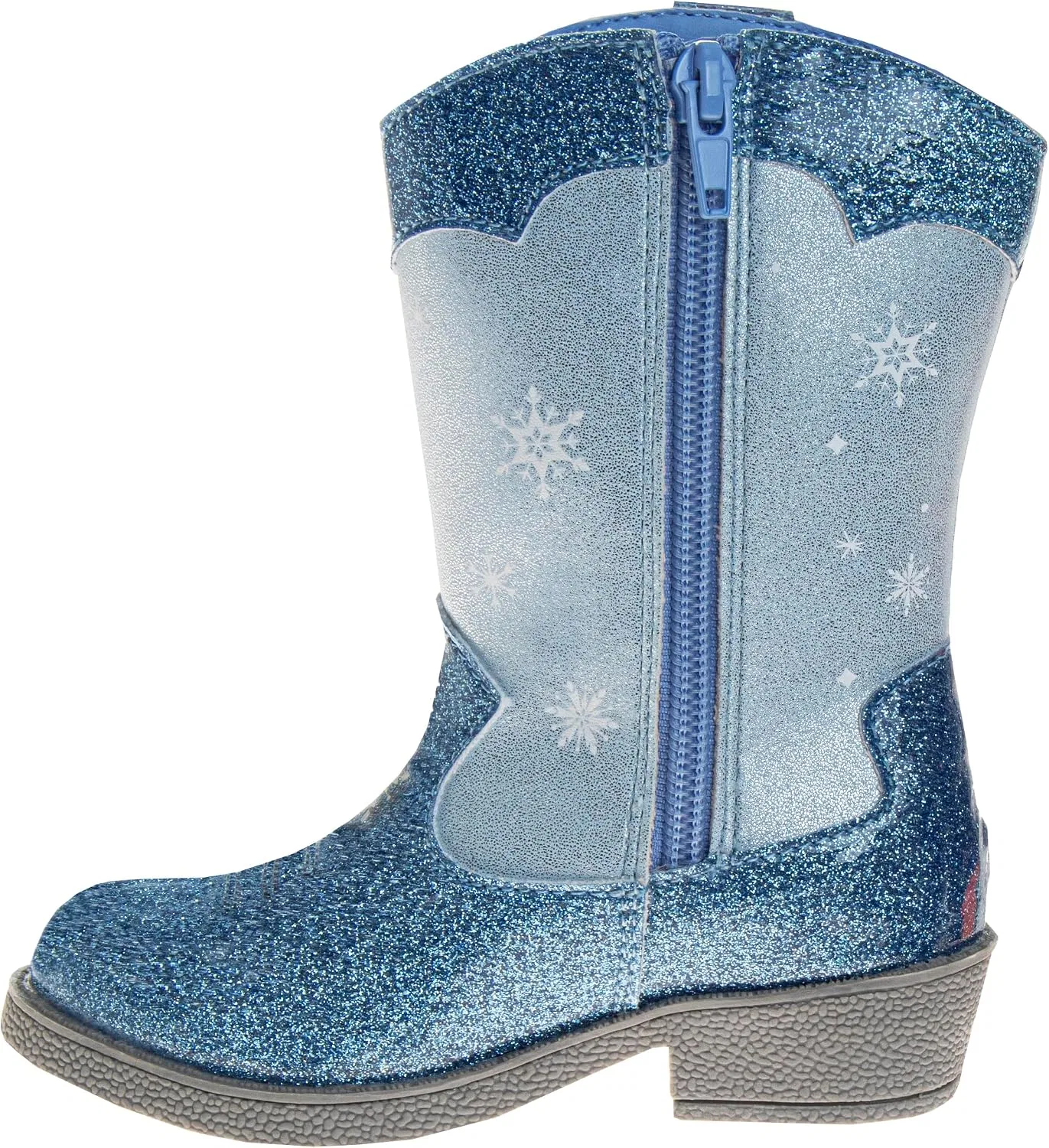 Детские сапоги-ковбойки с принтом Minnie Mouse Cowgirl Western Boots Disney, Blue — фото 3