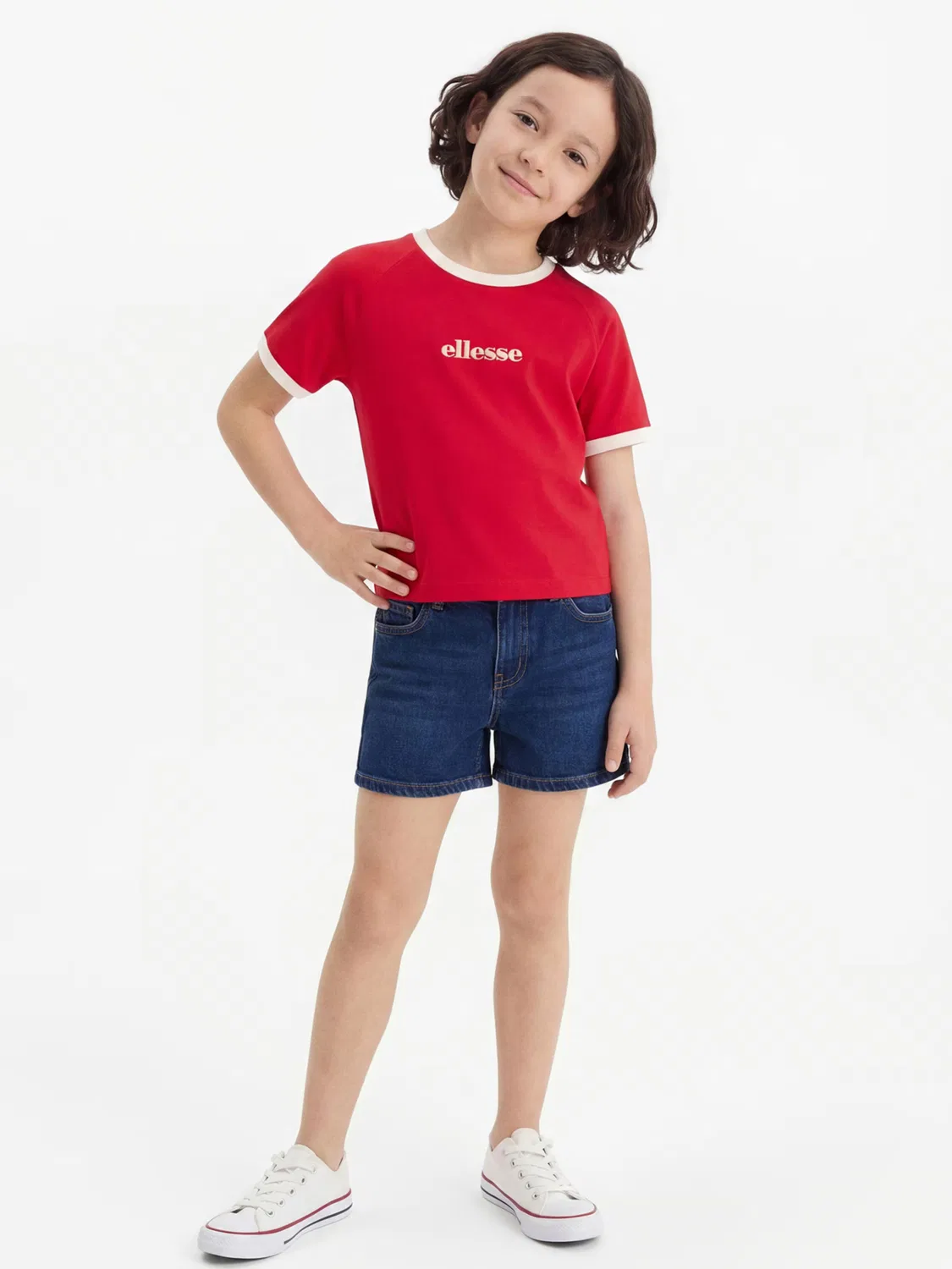 Рубашка Ellesse Carpano красного цвета — фото 4