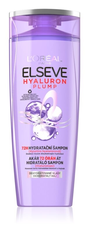 

Увлажняющий шампунь с гиалуроновой кислотой L’Oréal Paris Elseve Hyaluron Plump