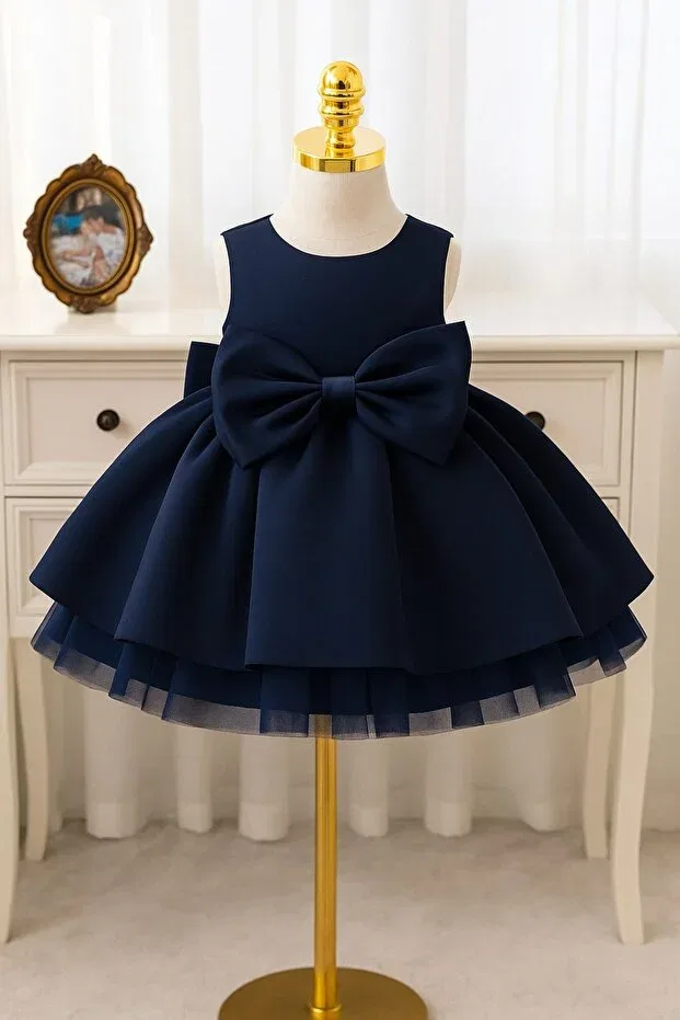 Детское платье без рукавов Seda Nsmlife, Navy Blue