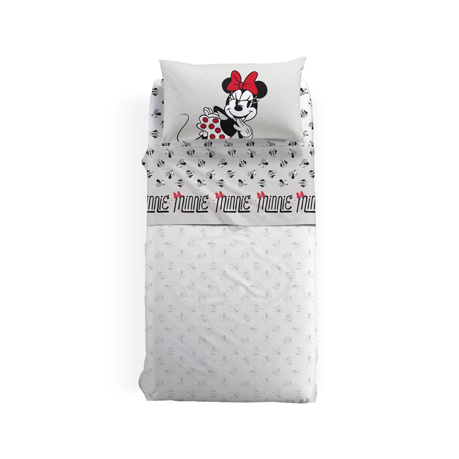 

Комплект детского постельного белья Caleffi Disney Minnie Retro In Pure Cotton, 3 предмета