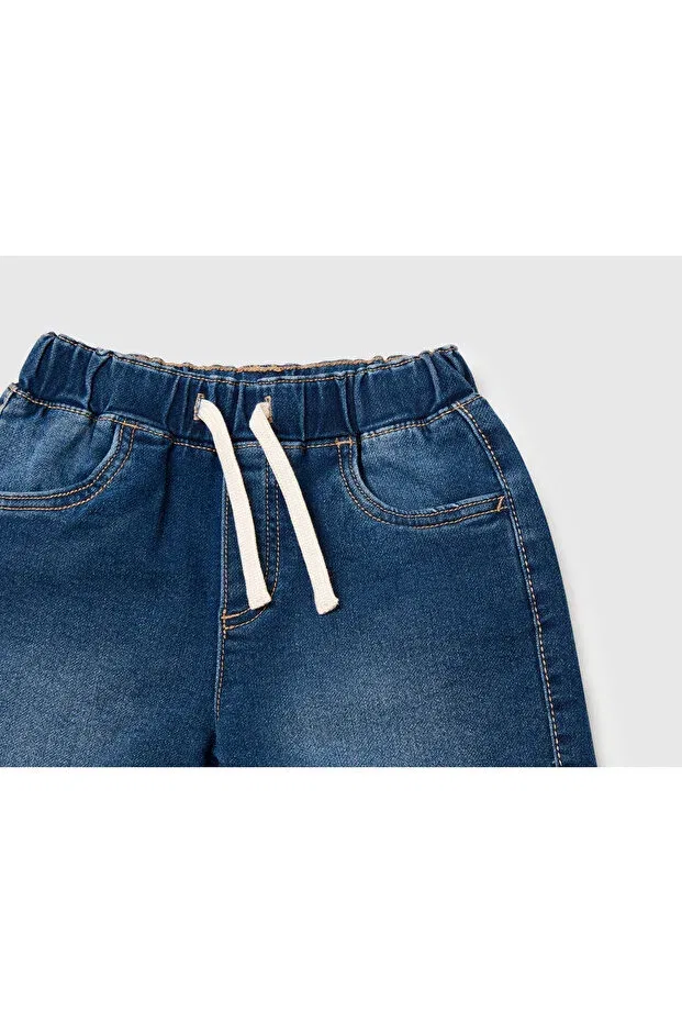 Детские шорты для мальчиков с принтом United Colors Of Benetton, Dark Denim — фото 3