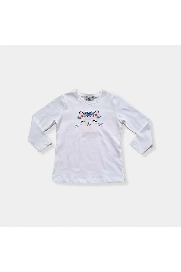 Детская футболка с принтом Edelweiss, White