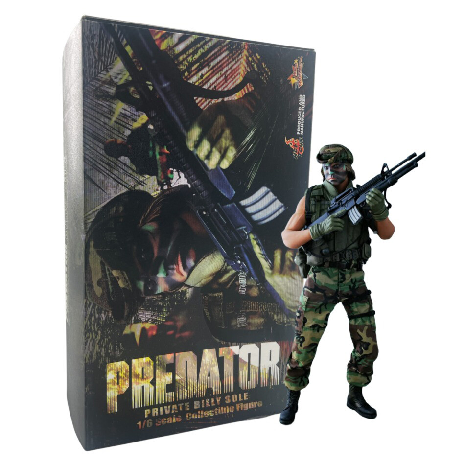 

Коллекционная фигурка Hot Toys Predator, Private Billy Sole MMS73, 30 см